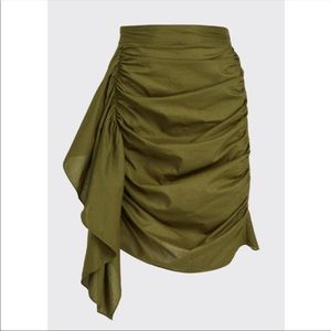 NWT Rhode HANNAH SKIRT IN CROCODILE Size Small